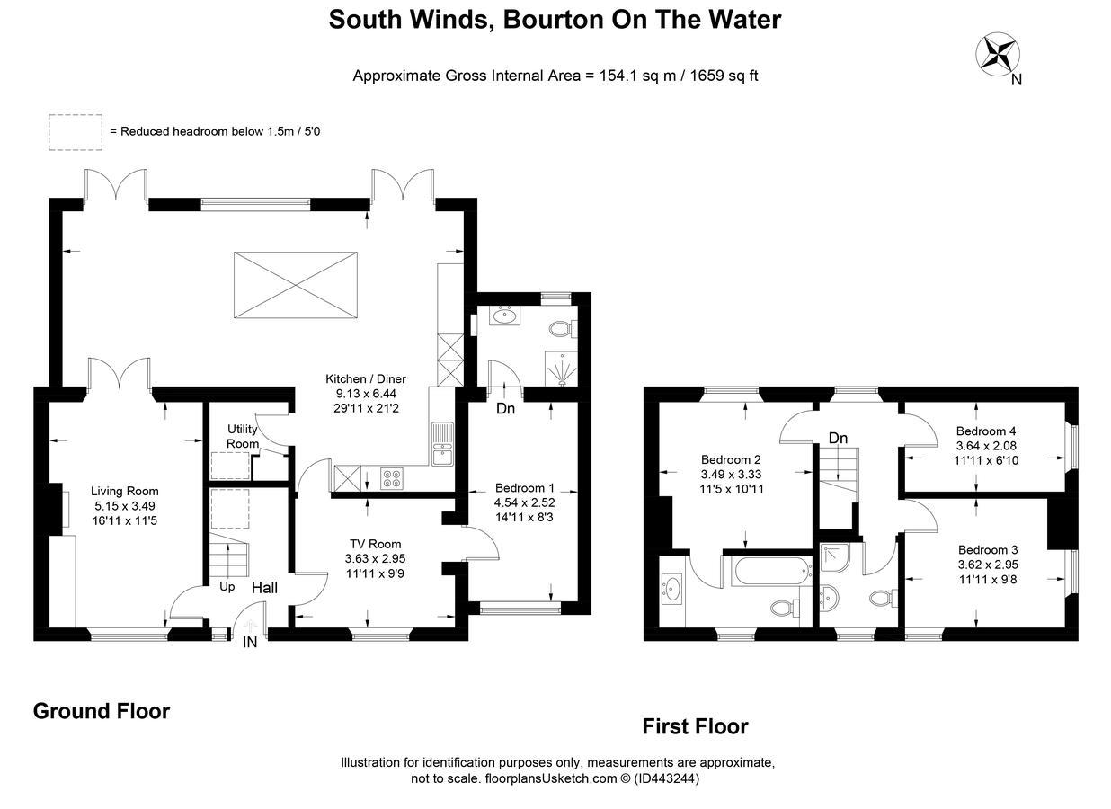 South Winds Villa Bourton-on-the-Water Eksteriør billede